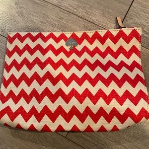 Kate Spade chevron clutch